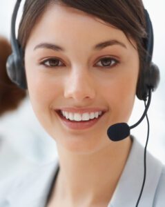 Altura customer service representative wearing a headset